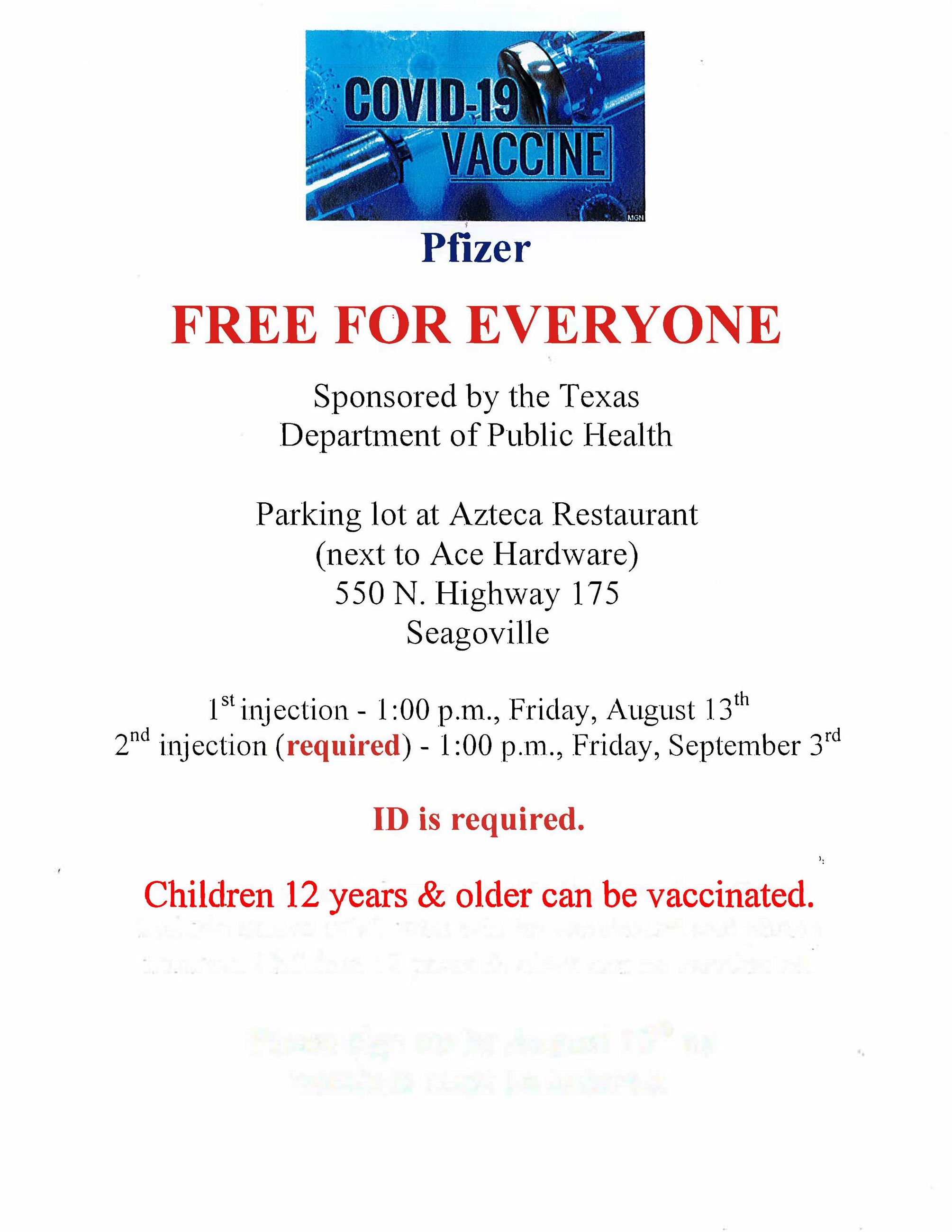 AZTECA Vaccination Event